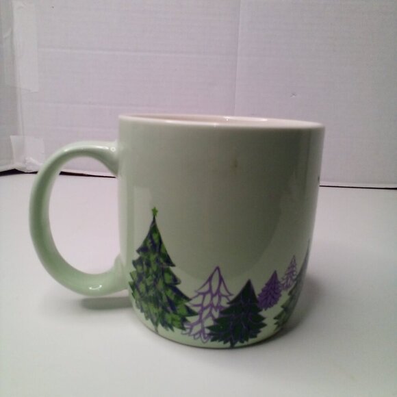 Starbucks Coffee Mug Christmas 2020 Pine Trees Green 18 OZ - Picture 6 of 10